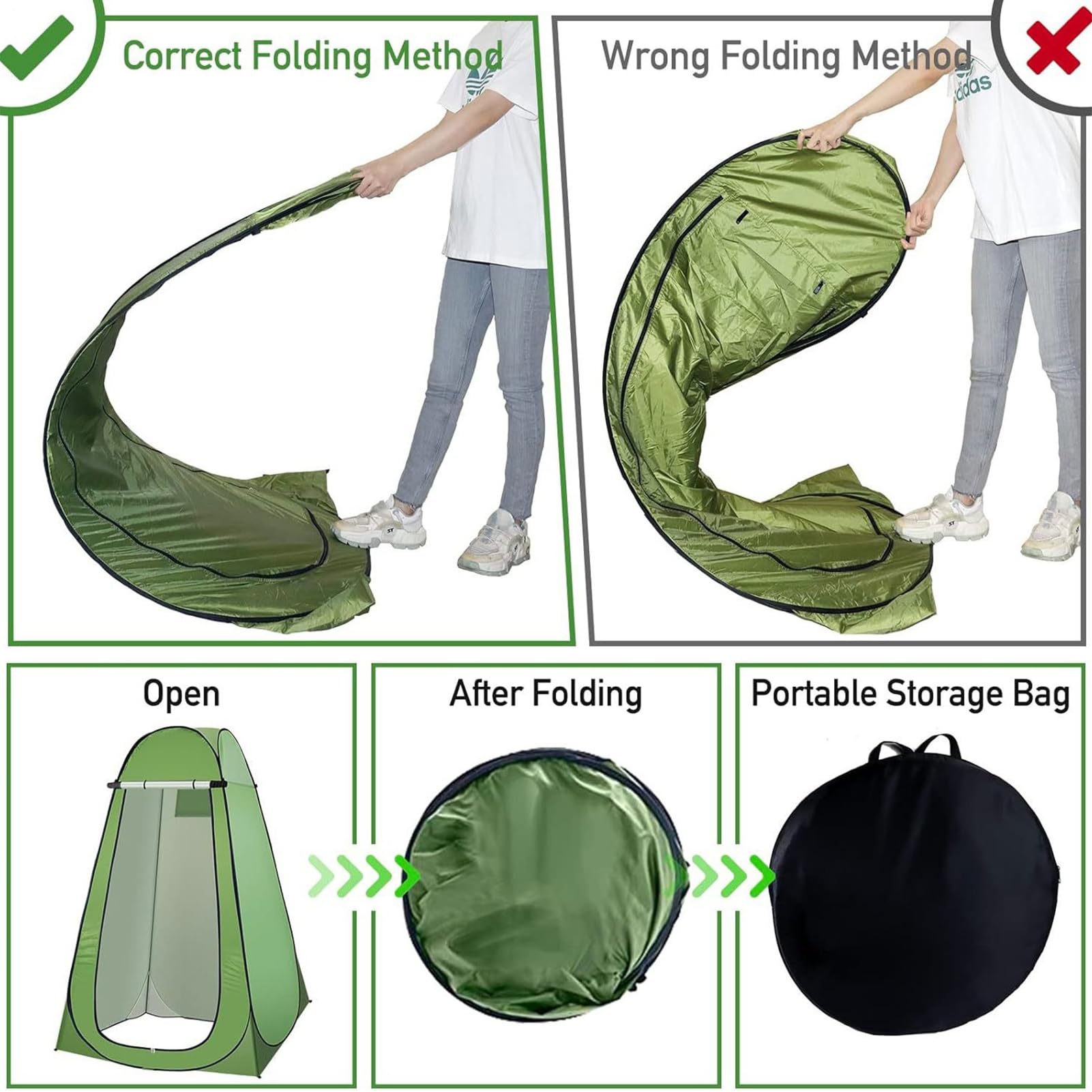 Tienda De Privacidad para Camping Diseño Vestuario portátil | Refugio De Privacidad Camping Con Ventana Ventilación Para Hombres Mujeres Adultos, Baño, Orinal, Cambio, Senderismo, Viaje,