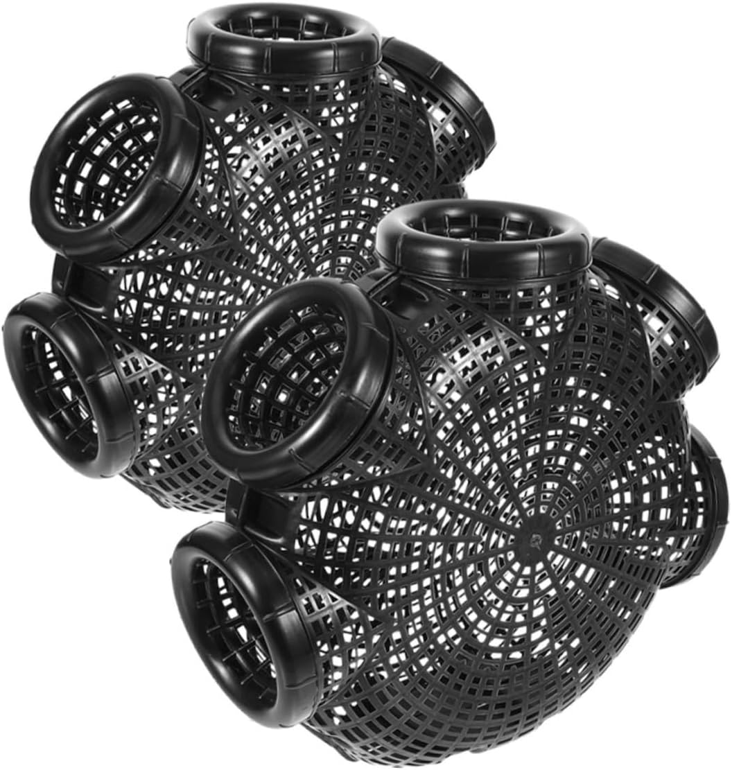 Hemoton 2pcs Fishing Bait Cage Hollow Design for Bait Use Lightweight Fishing Feeder Supply for Outdoor Enthusiasts