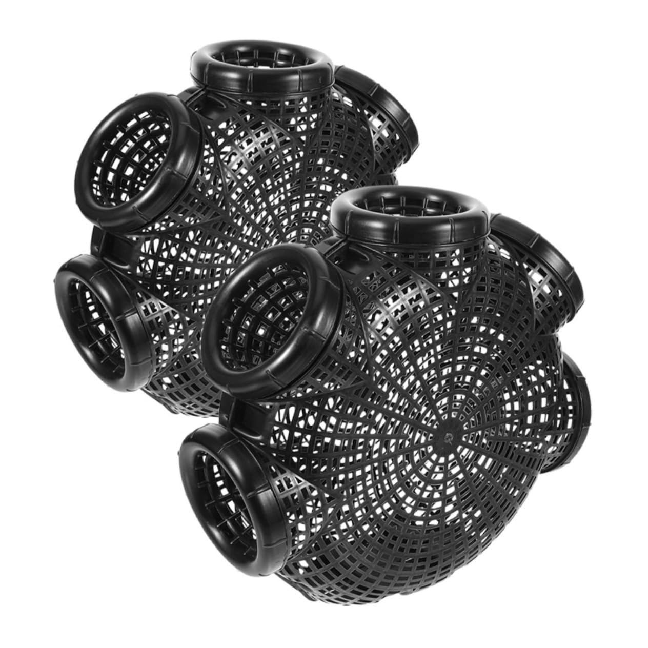 HEMOTON 2pcs Fish Shrimp Cage Pp Material Basket for Outdoor Fishing Bait Lightweight