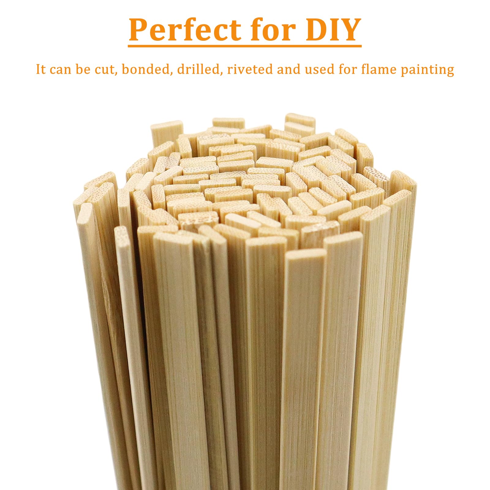 100 Stck Bambus Holzleisten 30cm Holzlatten Lange Bambus Leisten  Holzstabchen zum Naturholz Bastelholz Bambusstabe fr DIY Bastelprojekte  Arts Craft Modelbau Kunst, 2x7x300mm : Amazon.de: Kche, Haushalt & Wohnen