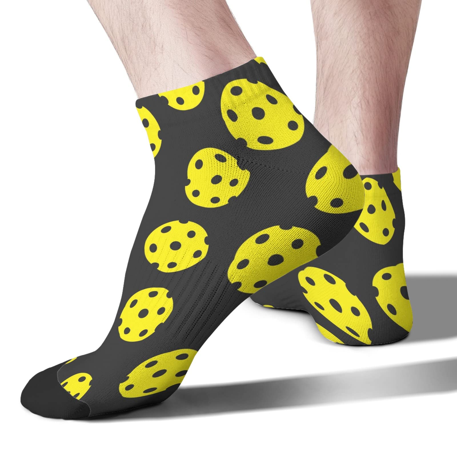 devor Socks No Show Ankle for Mens Socks No Show Athletic Sock Fashion PICKLEBALL Socks