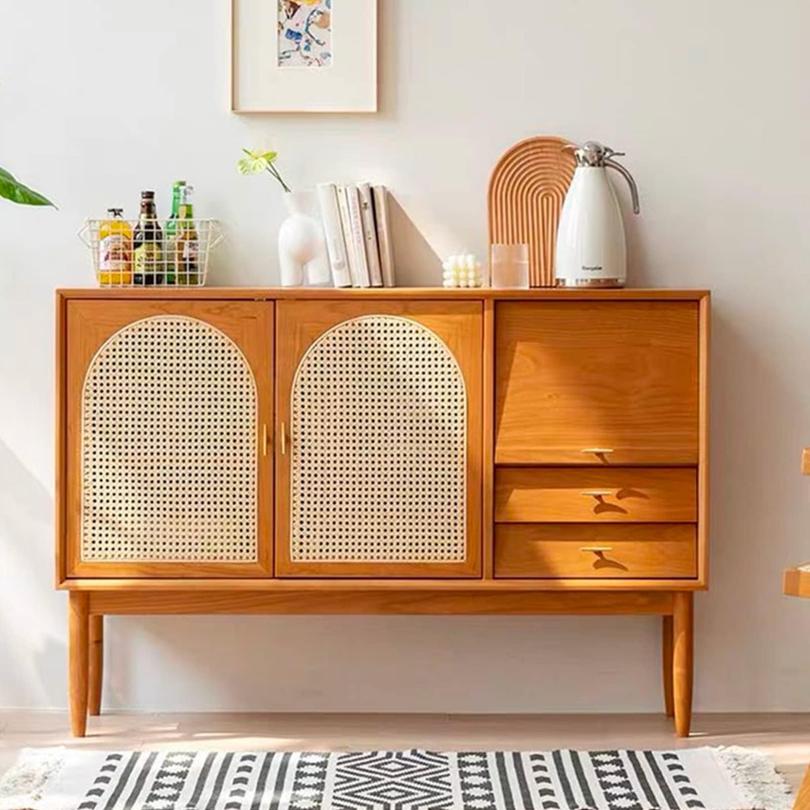 BETESSIN Wiener Geflecht Stuhl Möbel 35x100cm PE Breite Rattan Gurtband Wasserdicht Stuhlgeflecht Rattanstuhl Reparatur Wabengeflecht Möbel Dekoration für DIY Handwerk Beige