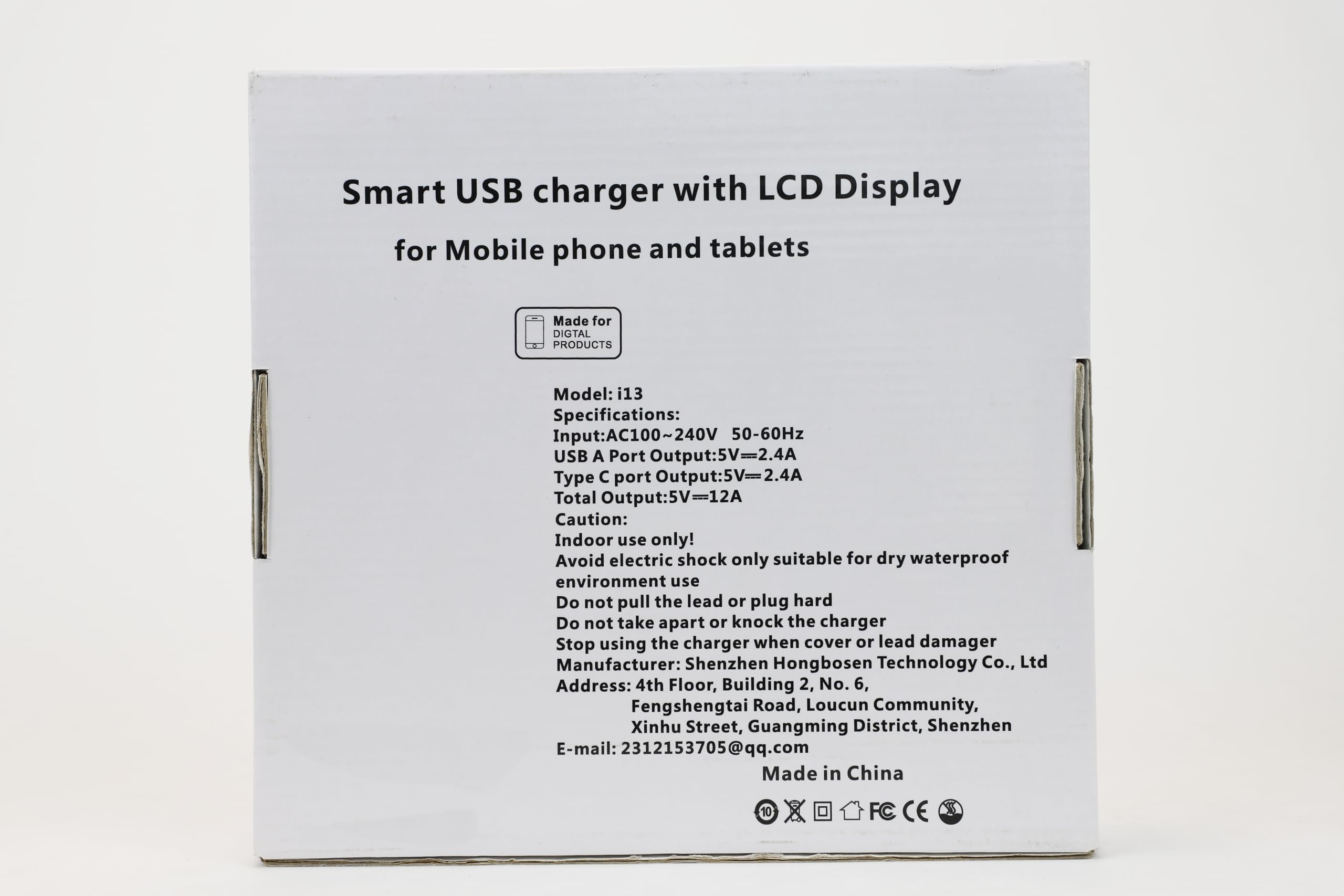 Stazione di ricarica rapida PD20W QC3.0 Multi porte USB, stazione di ricarica 7 in 1 per più dispositivi con display LCD compatibile per iPhone, iPad, Samsung, Huawei e altri (nero)