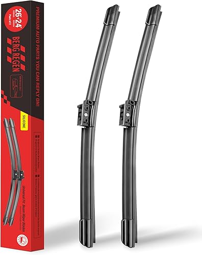 Miniatura 82 de BERG REGEN Juego de limpiaparabrisas de 26+16 pulgadas con limpiaparabrisas trasero de 12 pulgadas de repuesto para Subaru Crosstrek 2013-2017