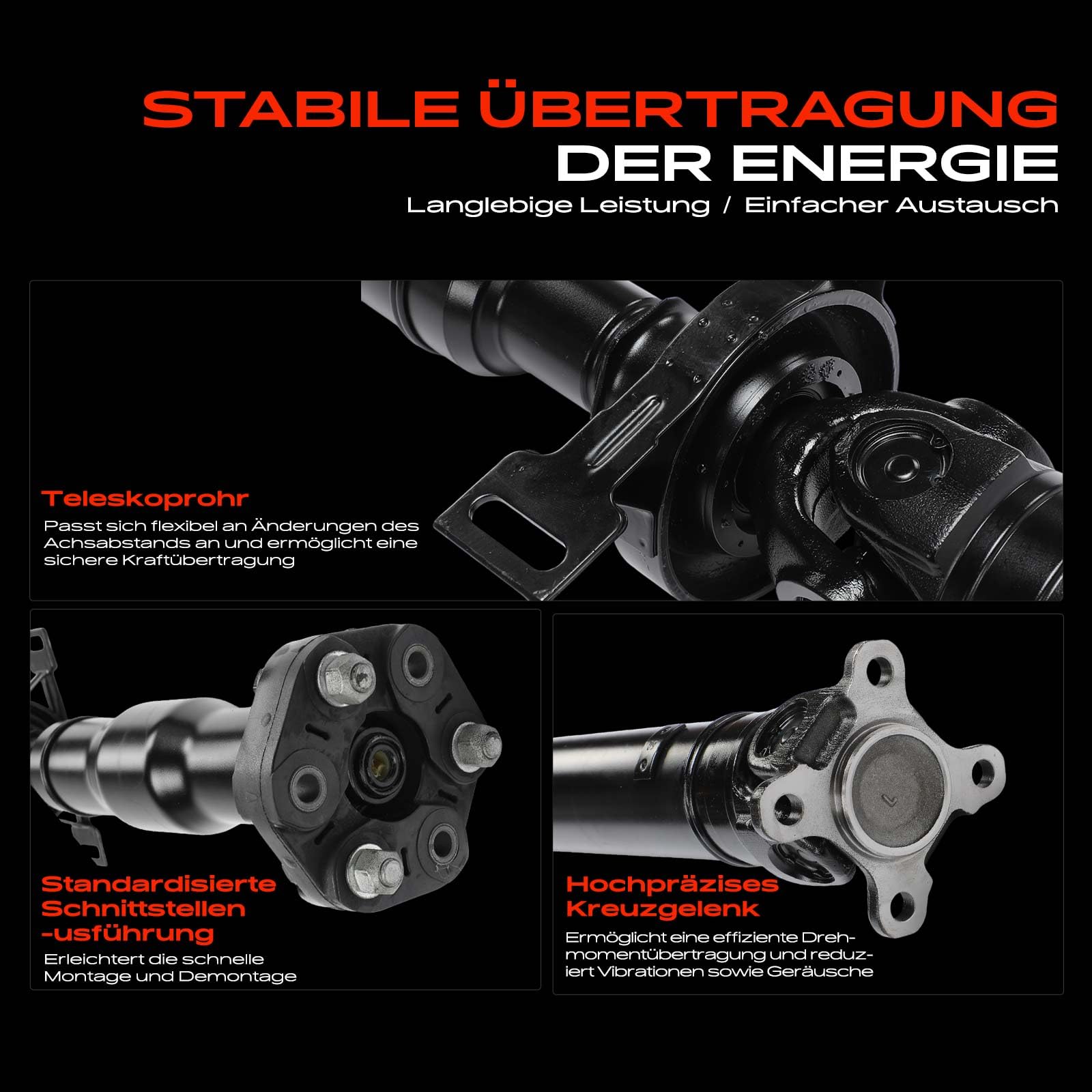 Frankberg Cardan Shaft Drive Shaft Hints Compatible with 3er E46 318 320  2.0 1998-2005 3er Compact E46 318 2.0L 2003-2005 3er Touring E46 318320  2.0L 2002-2003 Replacement ing# 26 111229569 : Amazon.nl: Automotive