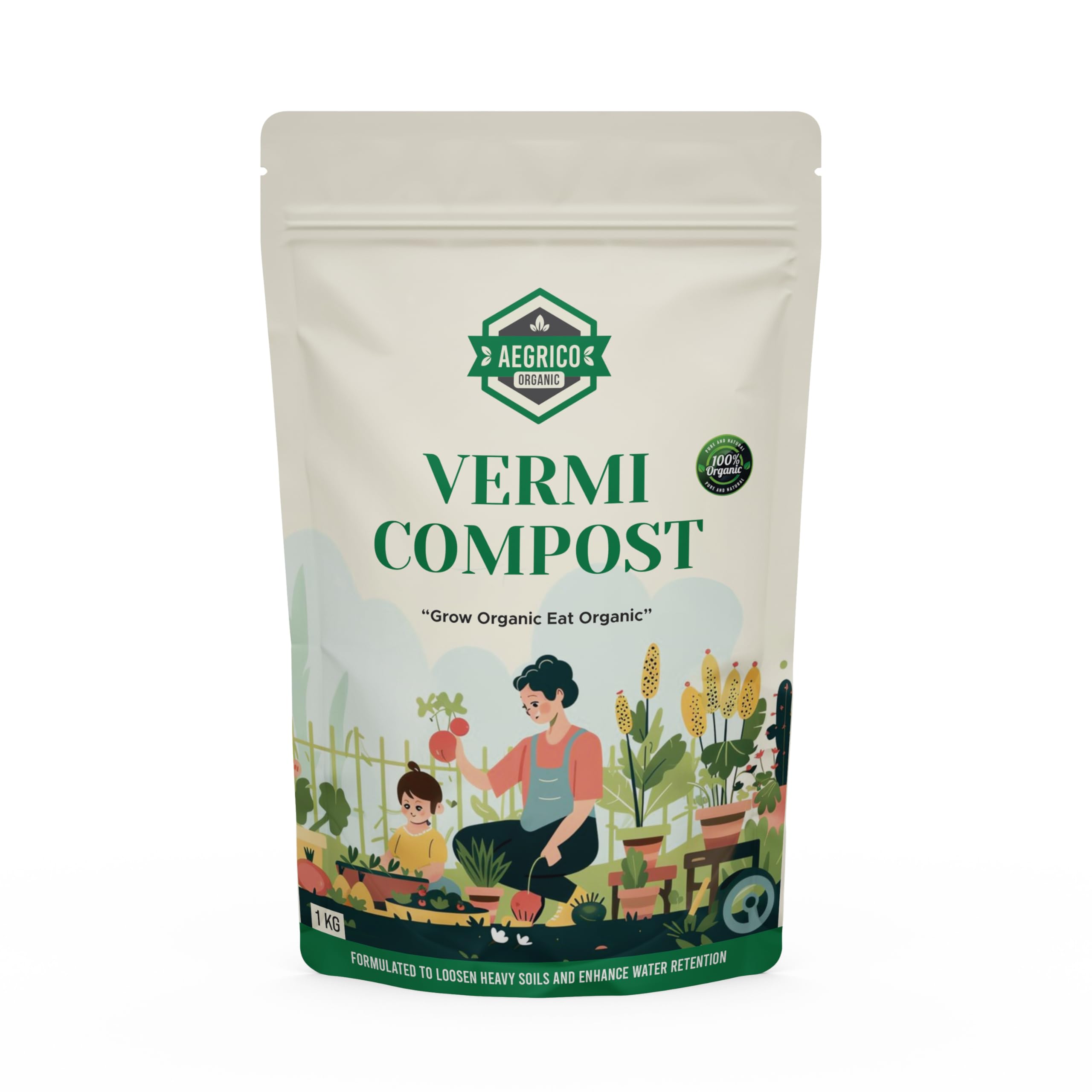 Agrico organic Vermicompost Fertilizer Manure for Plants - 1 KG (01) (B0D83G4B1H) Amazon Price History, Amazon Price Tracker