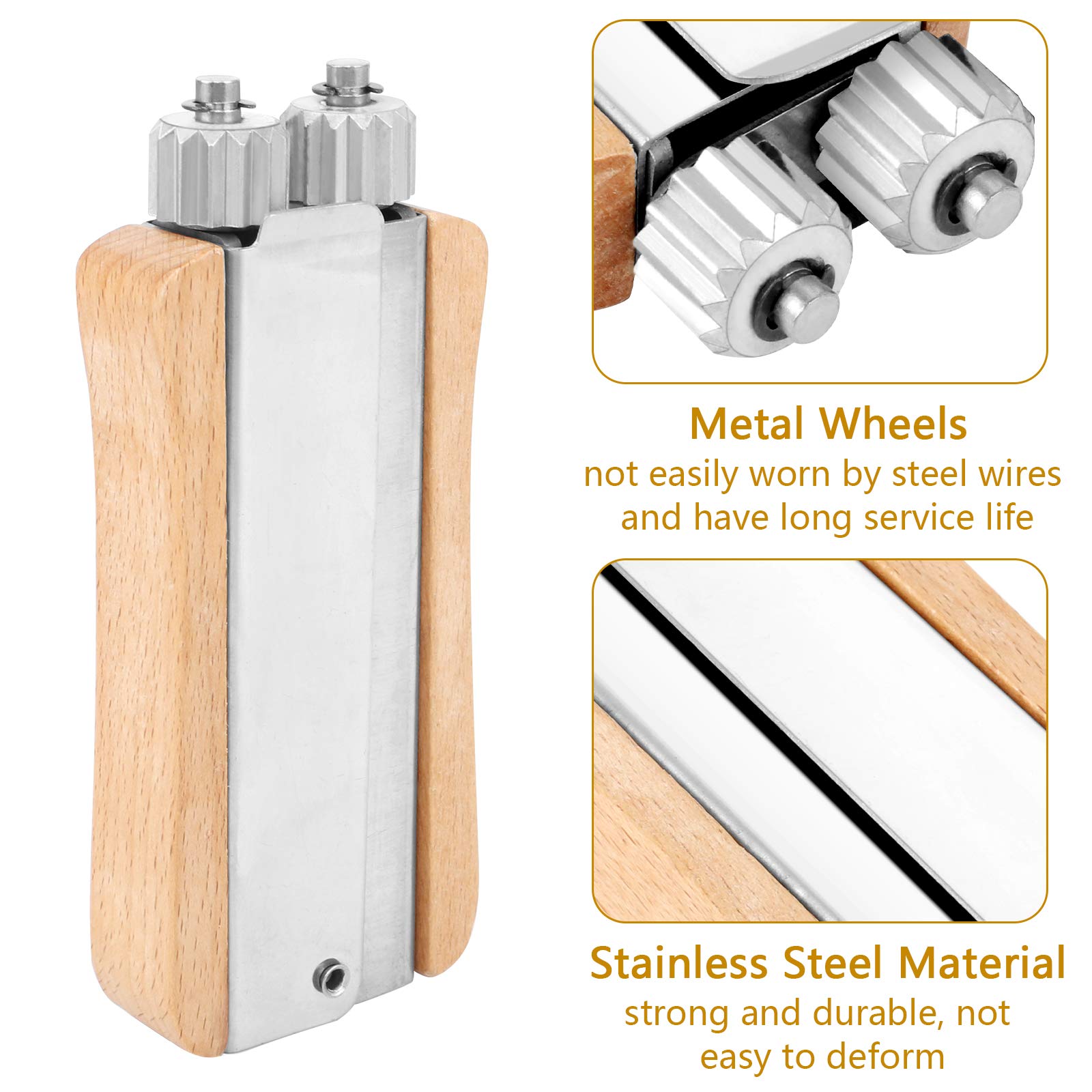 GIAK Apiculture Abeille Fil Tendeur De Câble Pince à Sertir 2 Pcs Fil Tendeur Sertisseur Pince Matériel Apicole Pour Cadre De Ruche