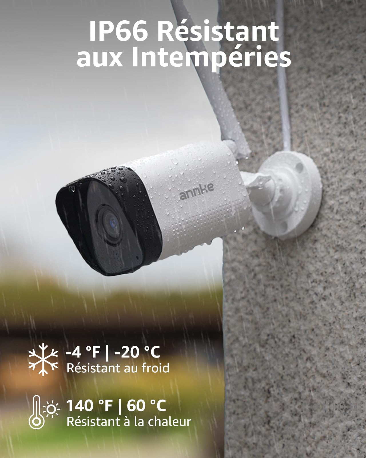 ANNKE Zestaw 4K Zewnętrzna kamera nadzorująca WiFi, 16CH 4K NVR 2TB i 4 szt. 8 MP, dwukierunkowy dźwięk, 2,4/5 Ghz WiFi, 30 m IR noktowizor, wykrywanie osoby, nagrywanie 24/7