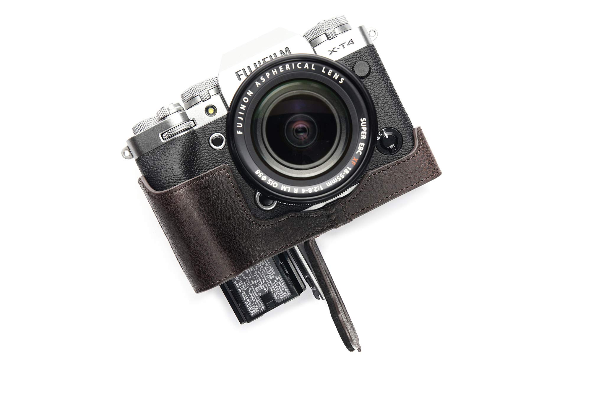 Amazon.co.jp: BolinUS X-T4 カメラケース ハンドメイド 本革 ハーフ