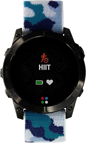 LDFAS Correa Fenix 765 Plus, correas de nailon de 0.866in de ajuste ultra fácil compatibles con Garmin Fenix 76 Pro5 PlusEpix (Gen 2)Quatix