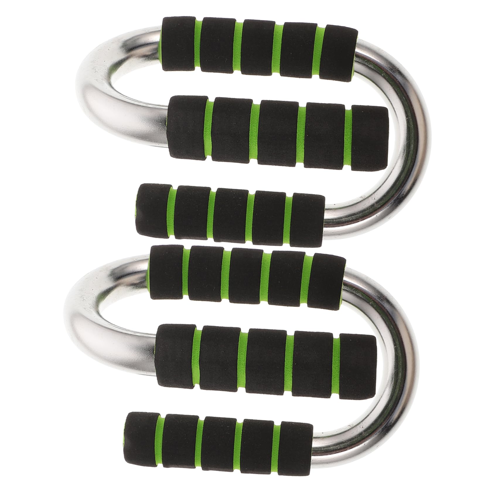 GRIRIW 1 Pair Portable S Type Stands for Muscle Fitness Training Arm Strength Exercise Equipment for Home Workouts for Men Women Enhance Upper Body Strength Stability Random Color