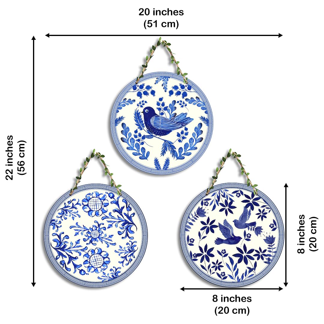 Sehaz Artworks Wall Decor Items for Living Room | Home Decoration Items for Living Room | Wall Hanging Decoration | Home Decor Items | Cir-Set-42 1