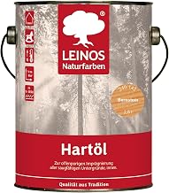 LEINOS Wood Oil 2.5 L | Hard Oil Amber for Tables Furniture Worktops | Teak Oak Furniture Oil for Effective Sealing and Long-Lasting Protection Indoors