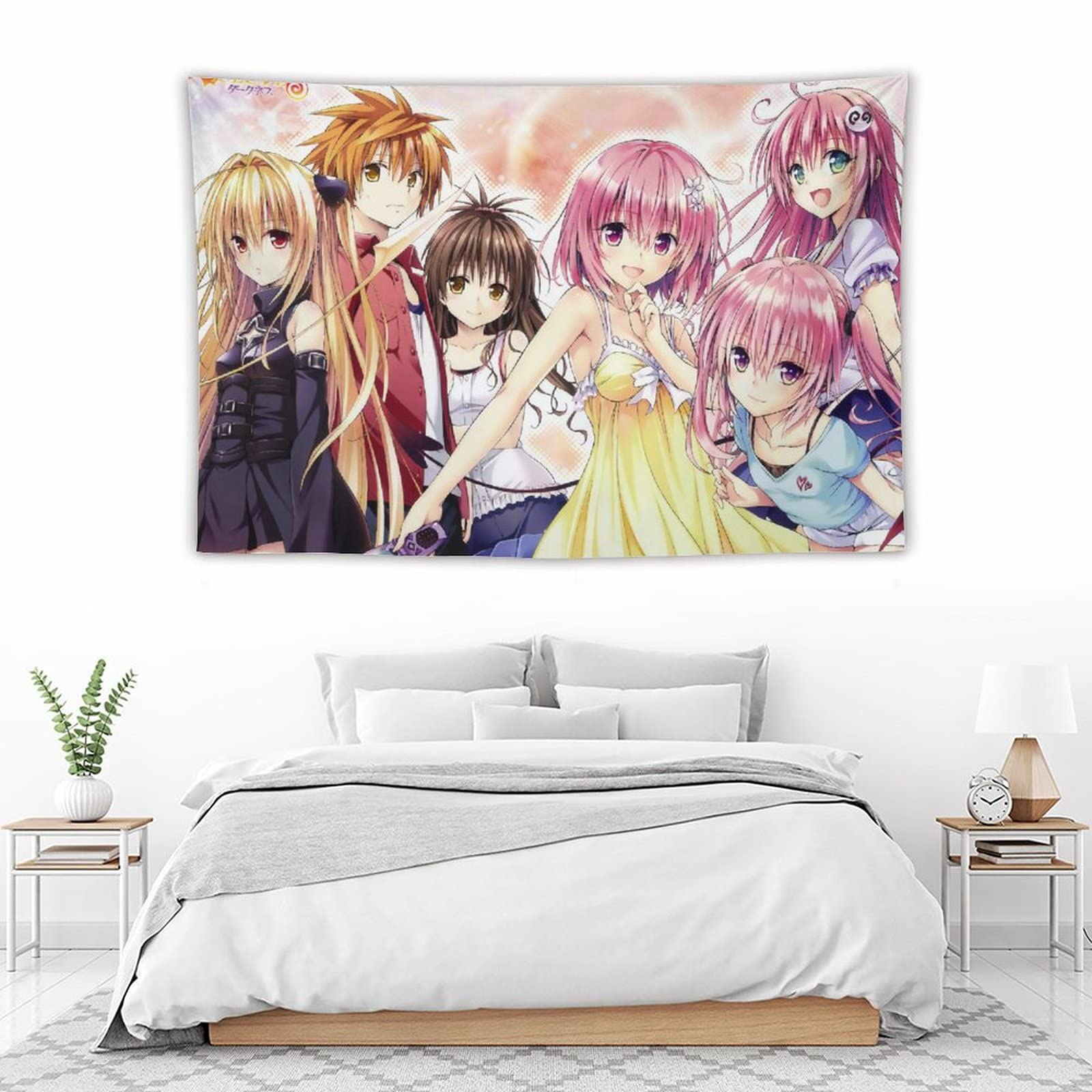 Amazon.co.jp: タペストリー かわいいアニメ柄 To LOVEる