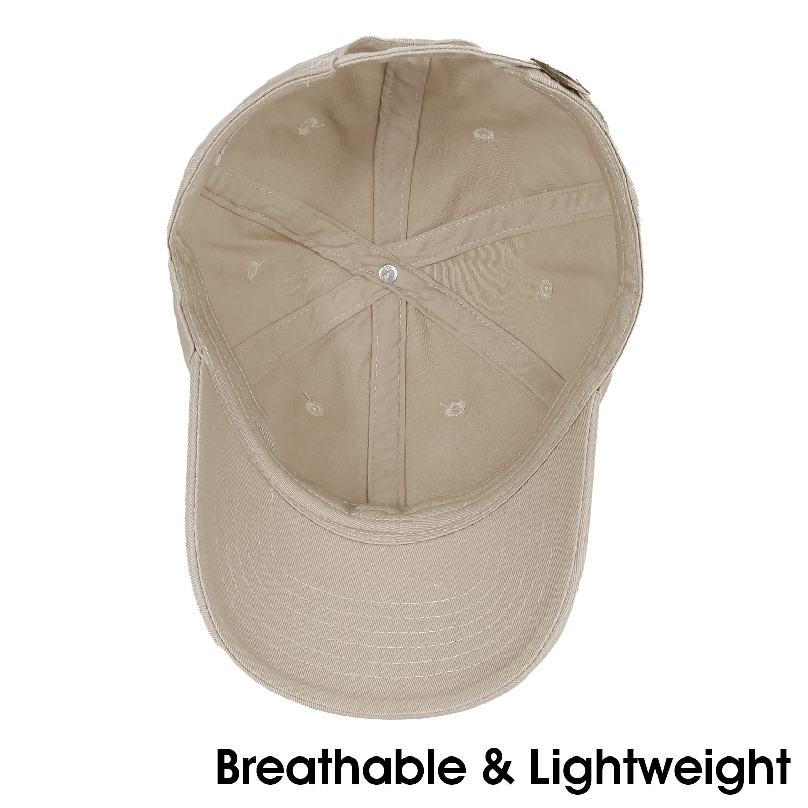 Kozinu - Gorra de béisbol unisex de algodón liso en blanco para papá, ajustable, vintage, Cem-caqui+verde+azul marino 4