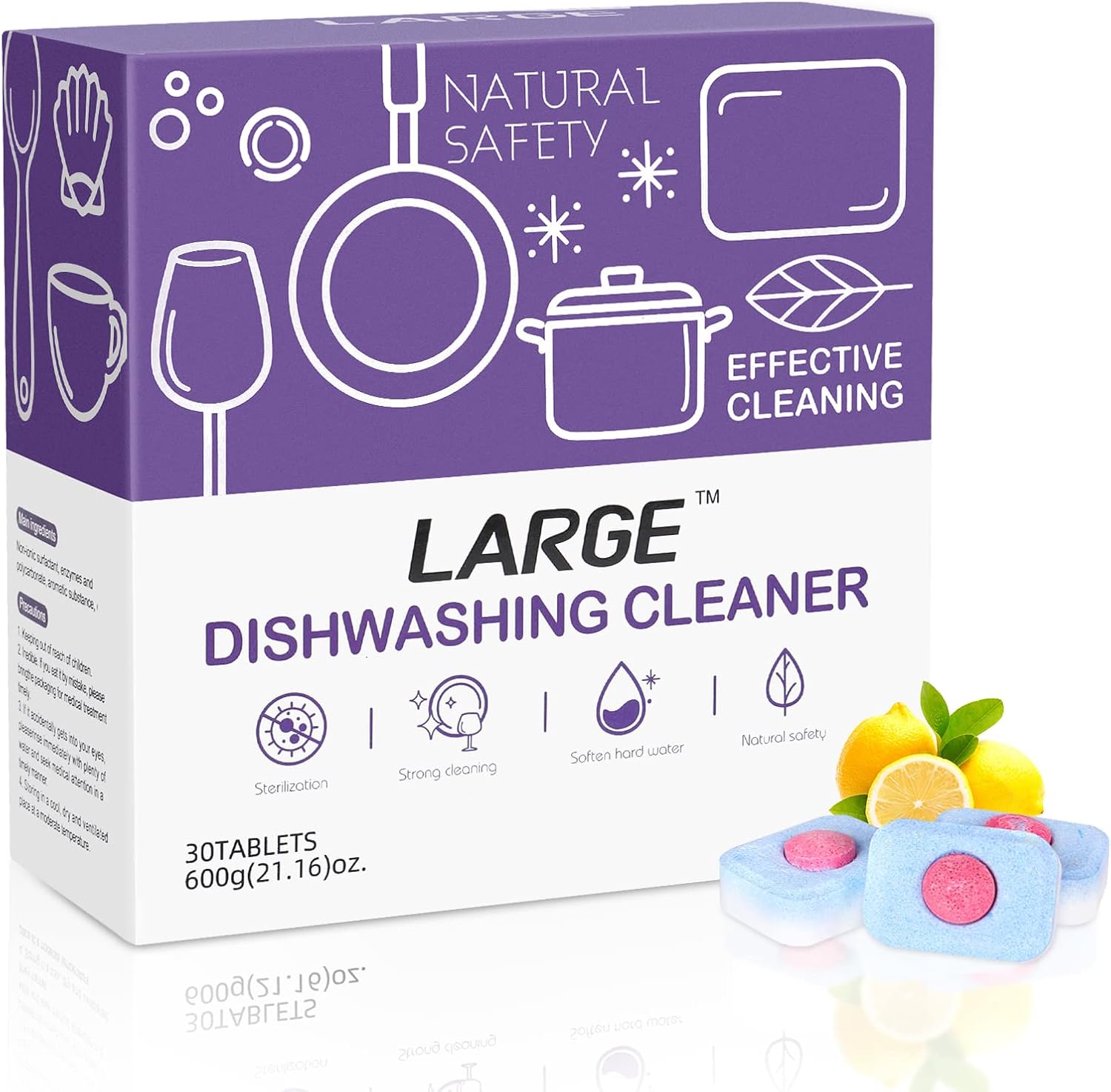 Dishwasher Cleaner And Deodorizer Tablets 30 Pack Deep