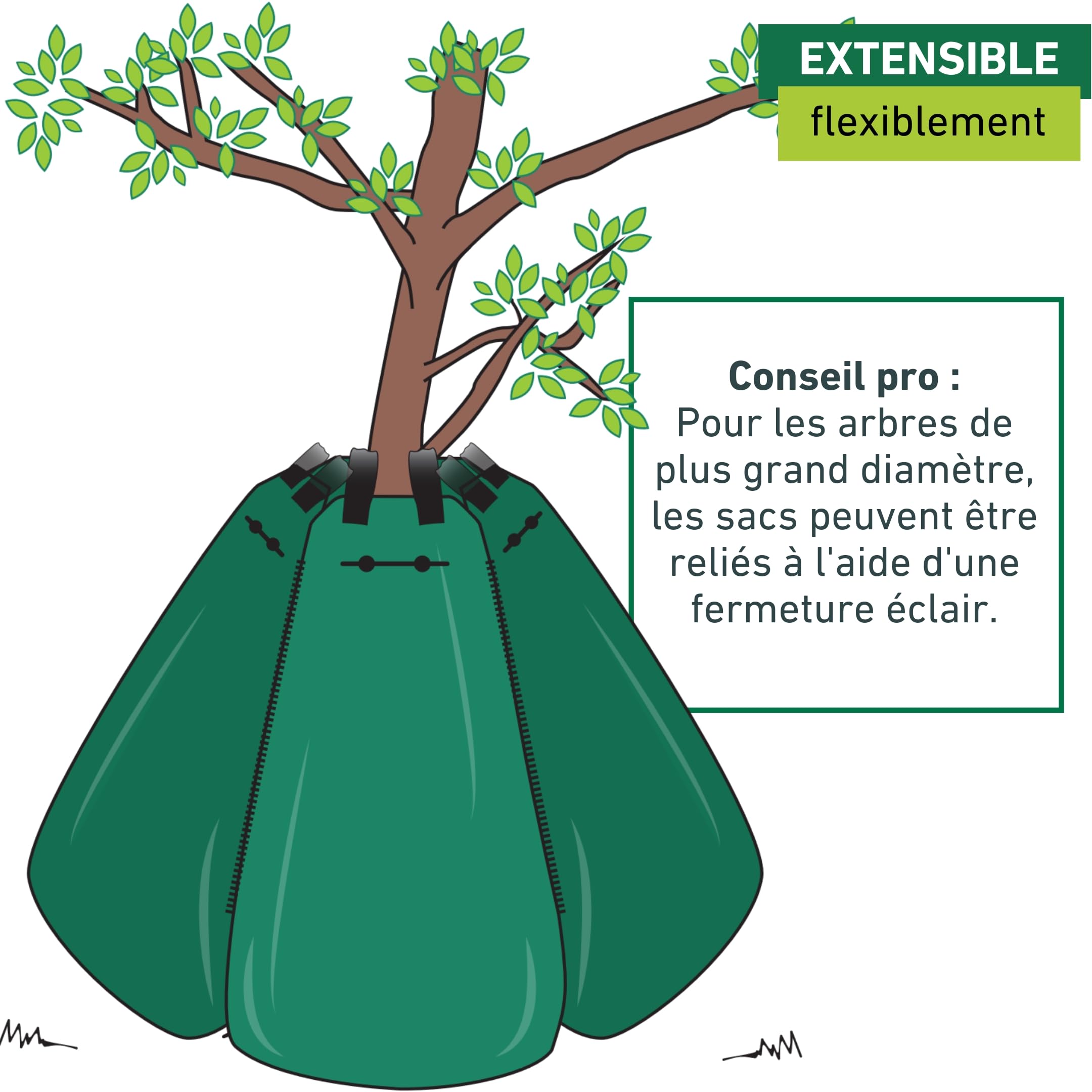 Windhager Sac d'irrigation pour arbre