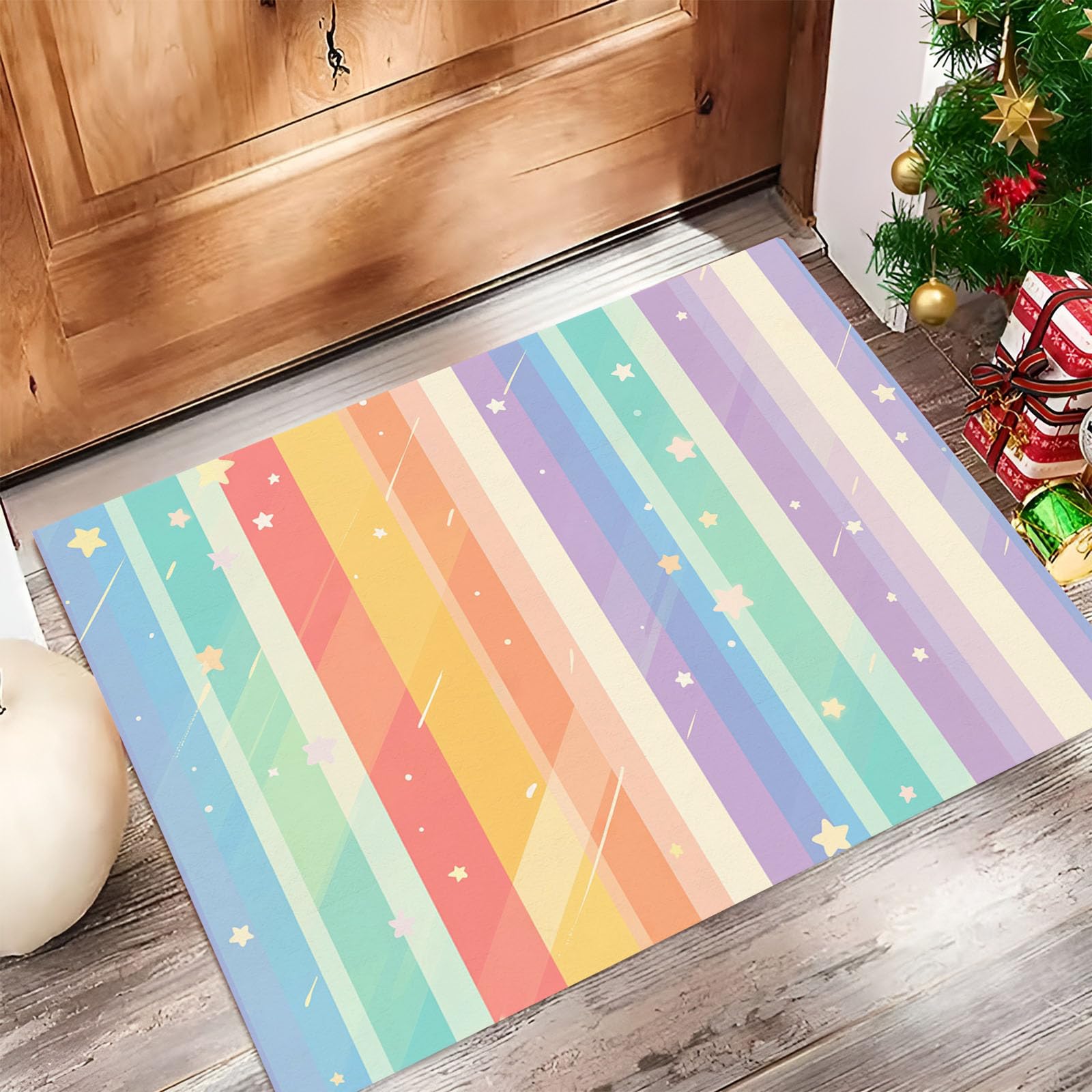 Tapis de porte intérieur extérieur violet contre les traces