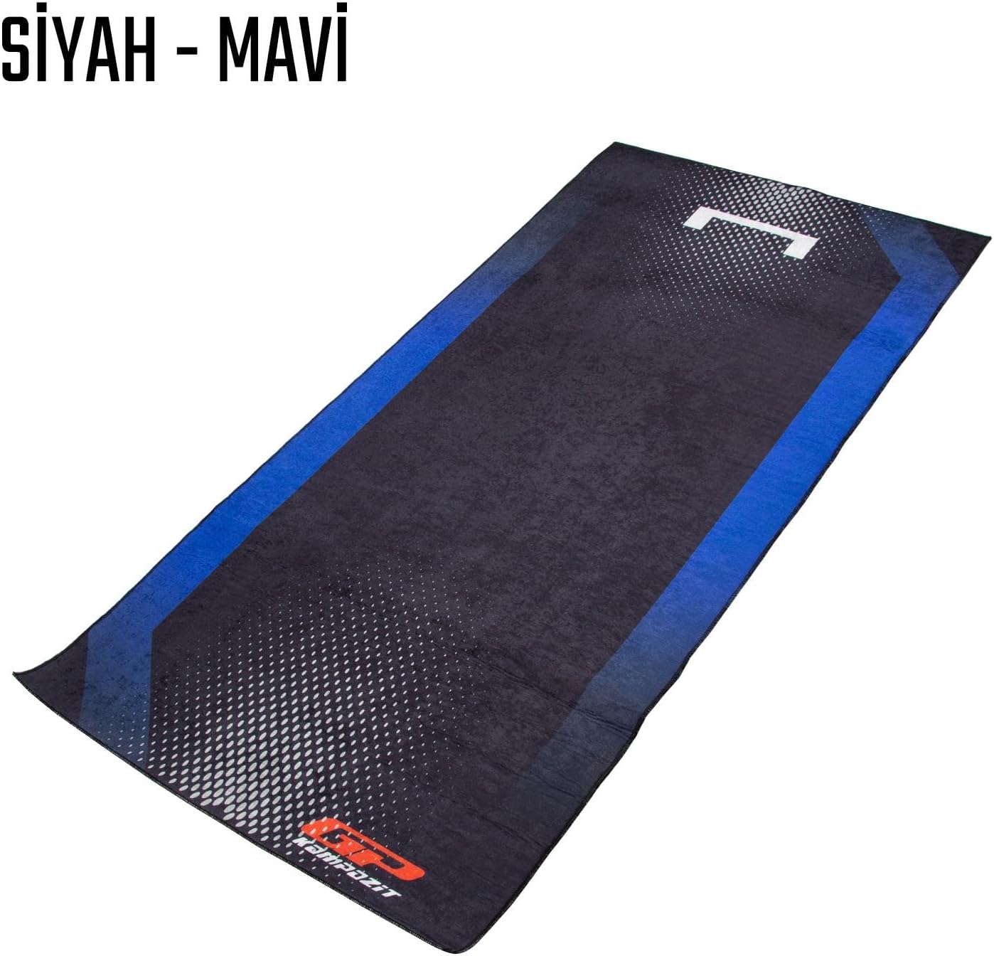 For Universal Motorcyle Mat Black B-Blue