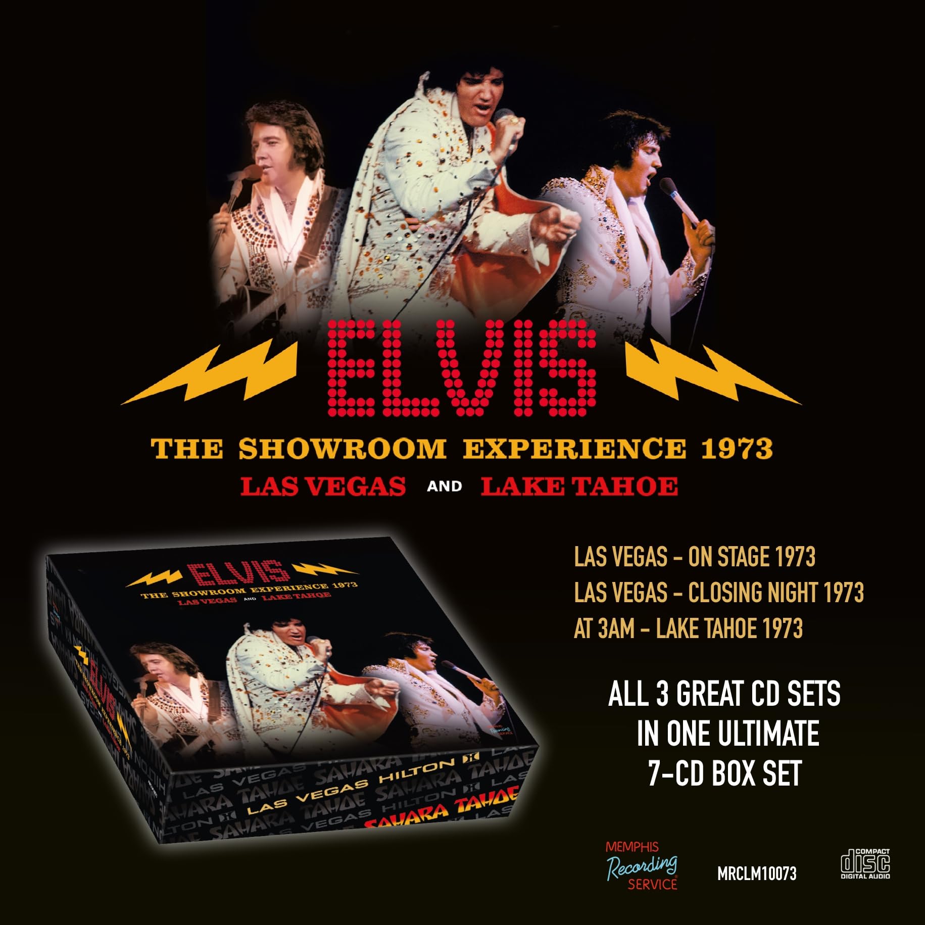 THE SHOWROOM EXPERIENCE 1973 – LAS VEGAS & LAKE TAHOE (7CD BOX)
