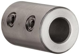 RC-031-S Coupling, Stainless Steel Grade 303, 5/16" Bore , 5/8" OD, With 10-32 x 1/8 Set Screw