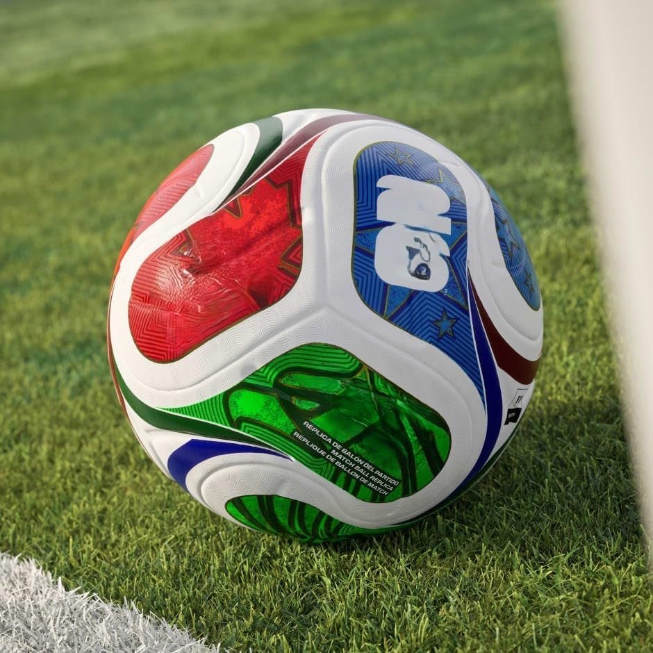 Image of Size 5 Football with Pump & Pin | PVC Leather Training Soccer Ball for Ground, Turf & Street Play | High Grip & Air Retention for Kids, Youth & Adults