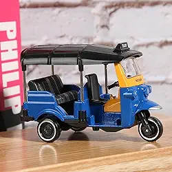 Generic Liga Triciclo Carro Brinquedo Requintado Acabamento Função Deslizante Coleção Presentes Cor Azul (Azul)