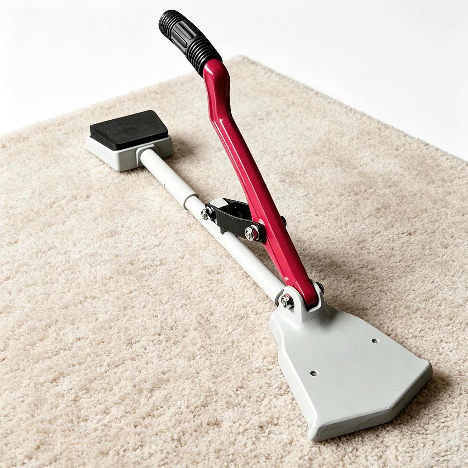 Kit d'outils pour moquette - Design coussin pour éviter les chocs - Poignée antidérapante triple prise en main pour une installation facile de tapis dans les salons, chambres et couloirs