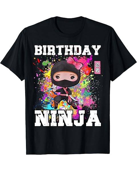 Birthday Ninja for Girl T-Shirt