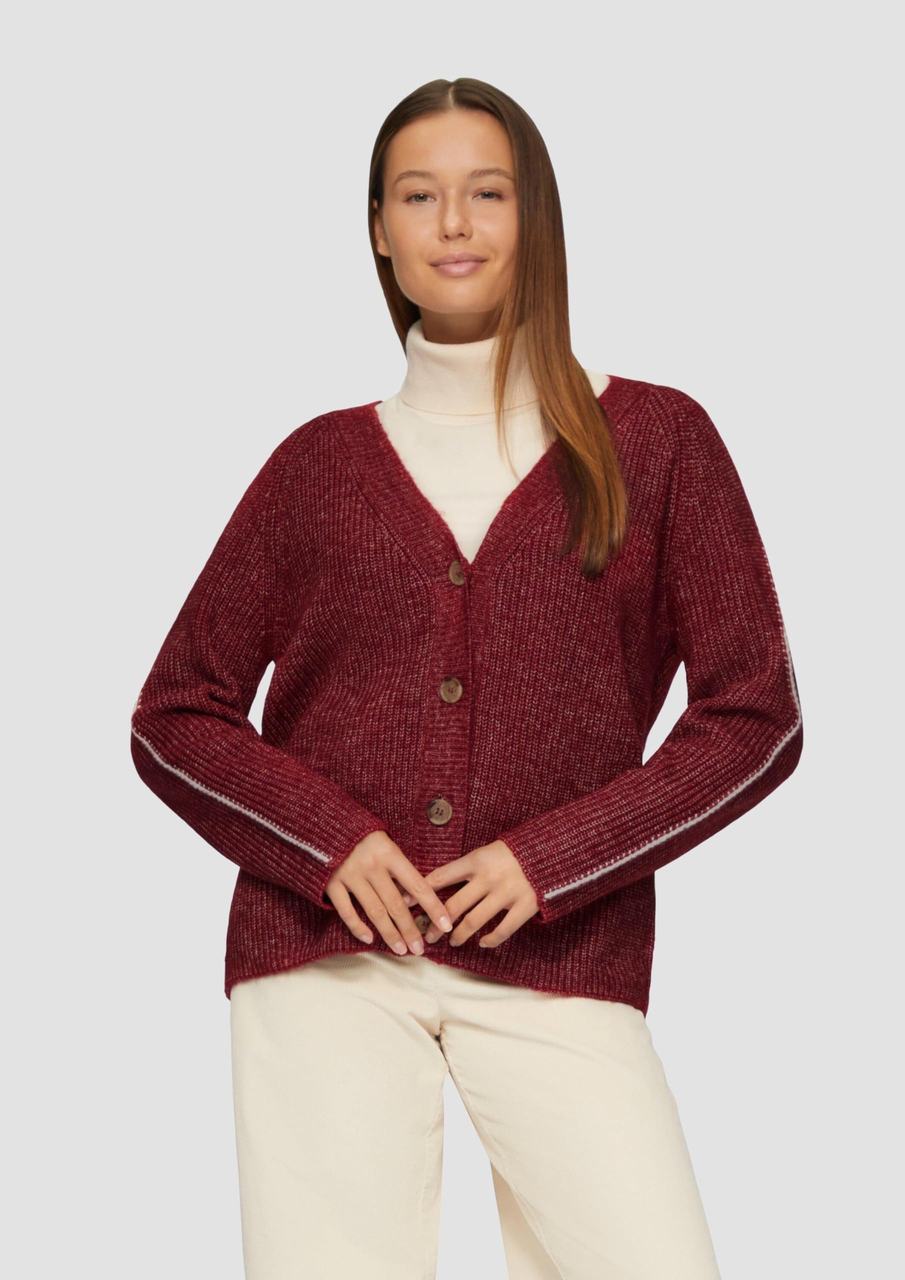 s.Oliver 2154073 Chaqueta de Punto Mezcla de Lana Mujer