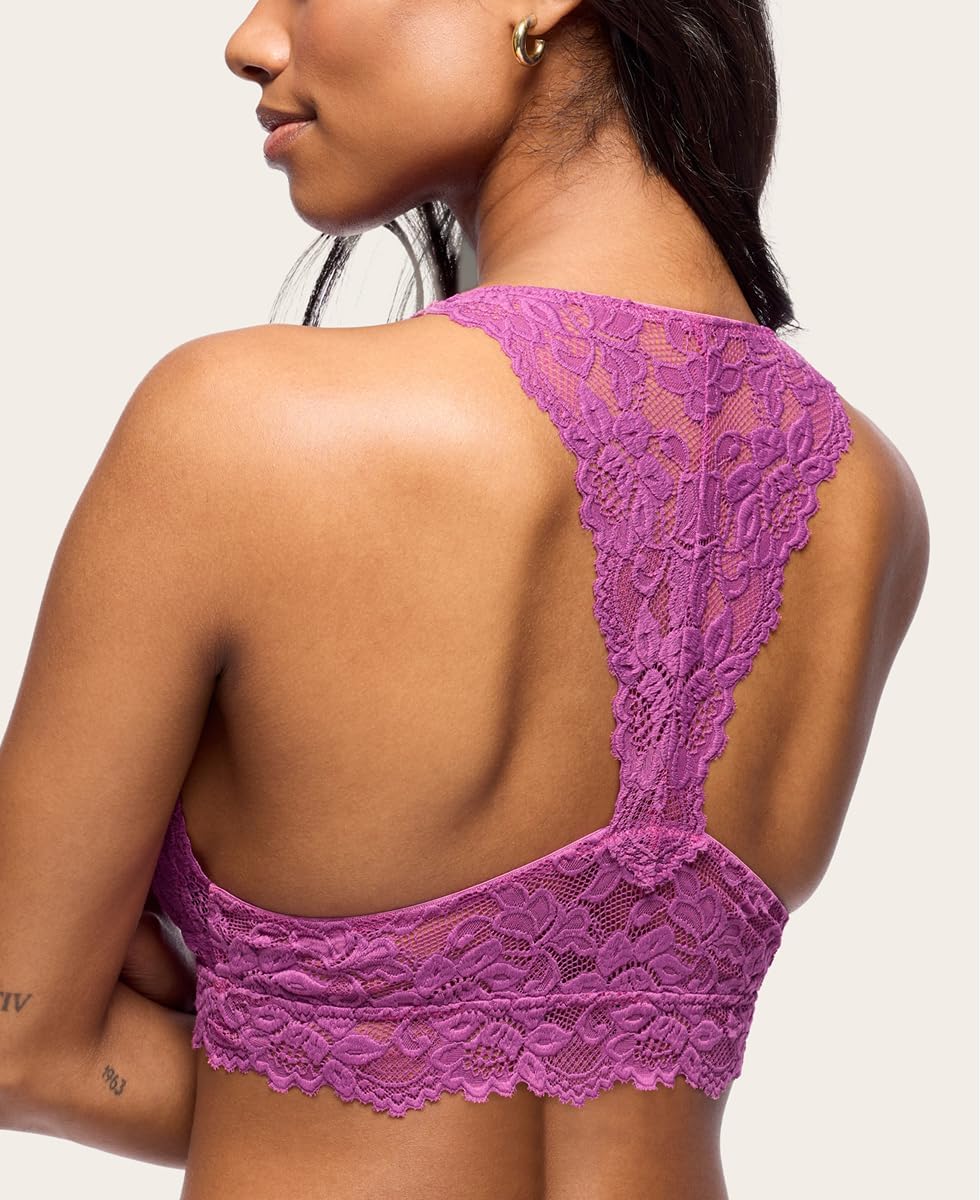 Mia Lace Bralette for Women, Unpadded and Unlined Wireless Bra, Perfect Racerback Everyday Lingerie - Image 2