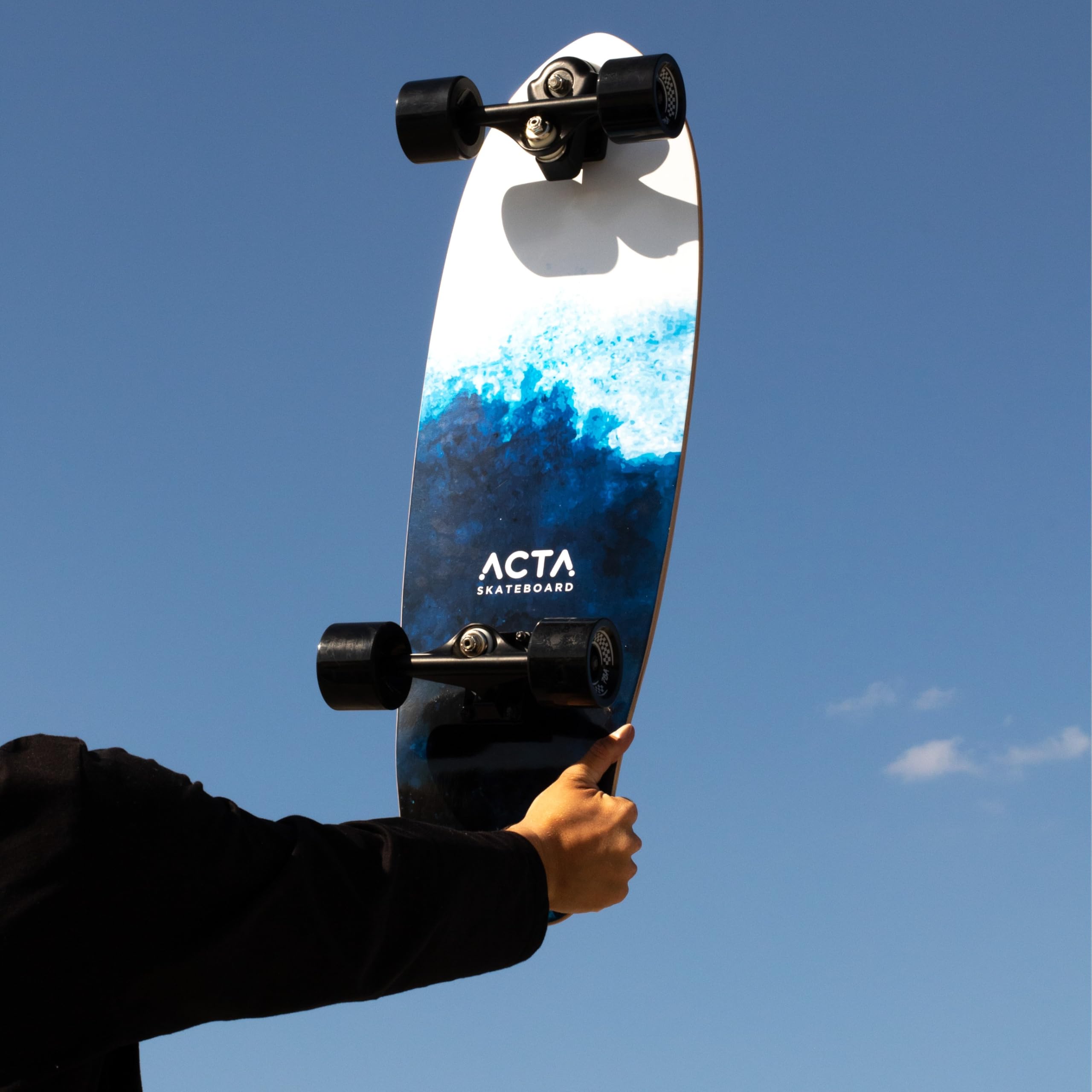ACTA Surfskate Foam V2 31" - Ocean - Tabla de Surf de Arce de 7 Pliegues, Ideal para Principiantes e intermedios, para pumptrack, Cruising y Carving Urbano