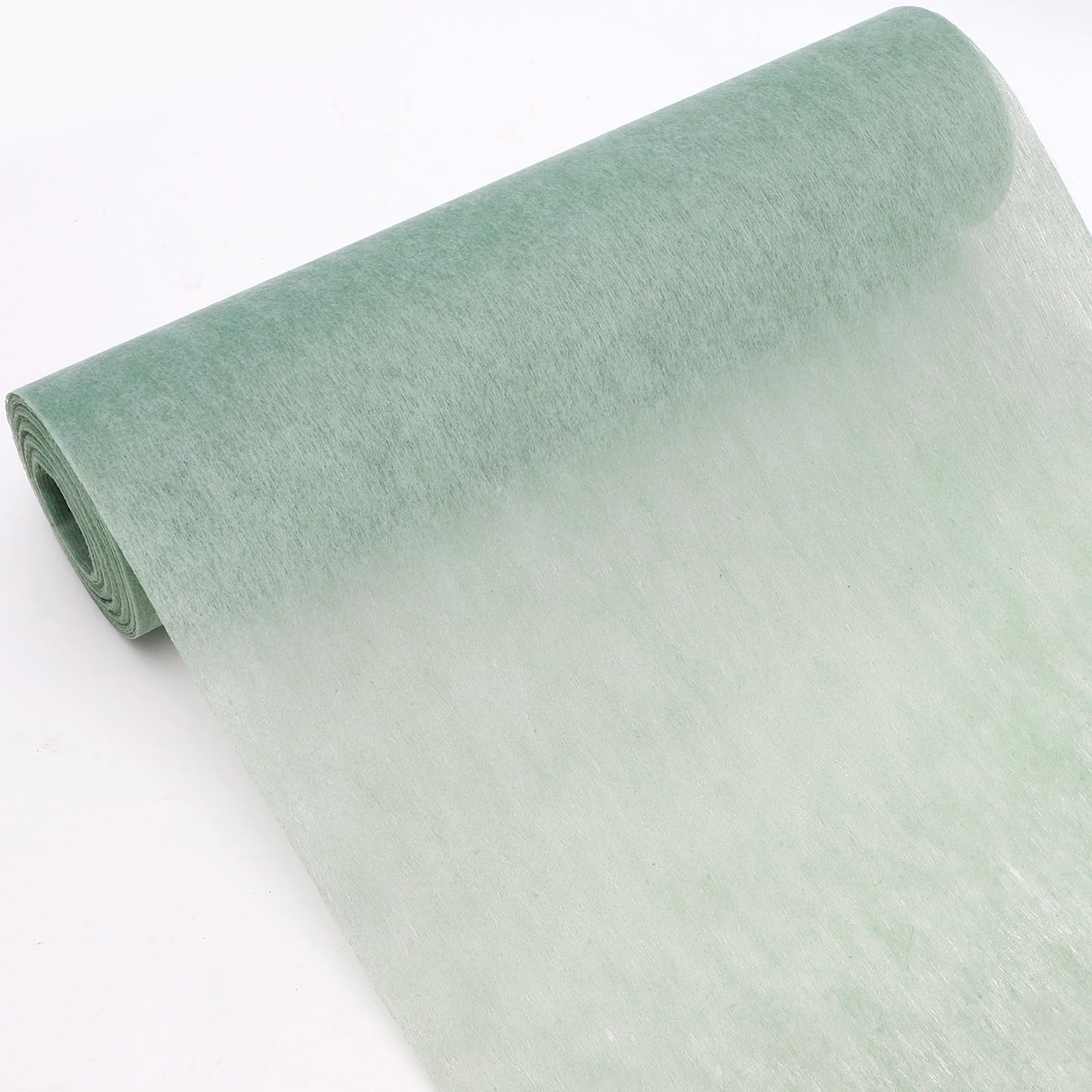 Gohytal Salbeigrüner Vlies Tischläufer Rolle, 25m x 30cm Euk