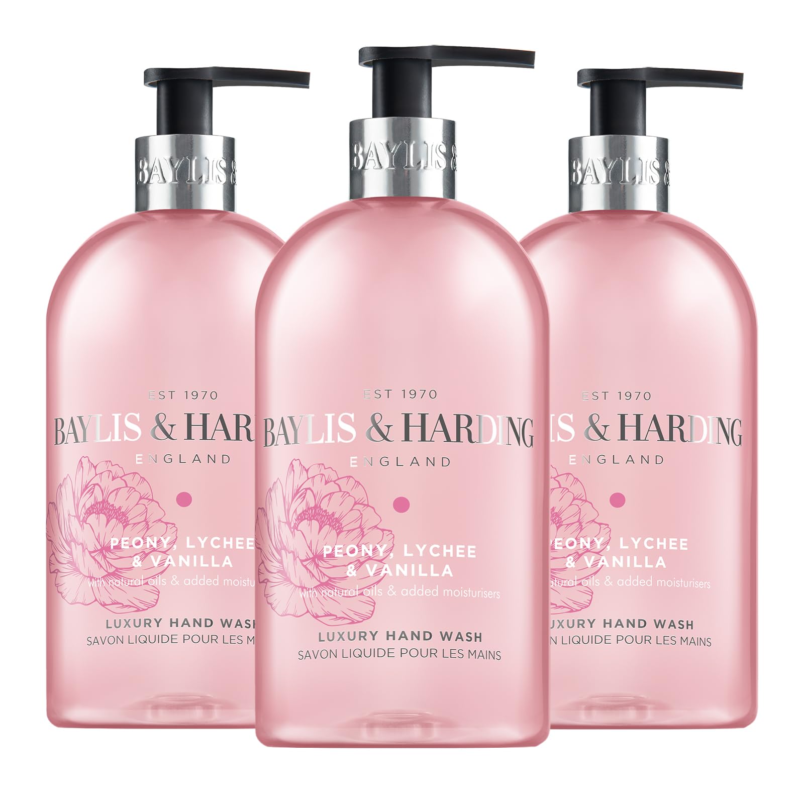 Baylis & Harding Signature Luxury Hand Wash 500ml 3 pack