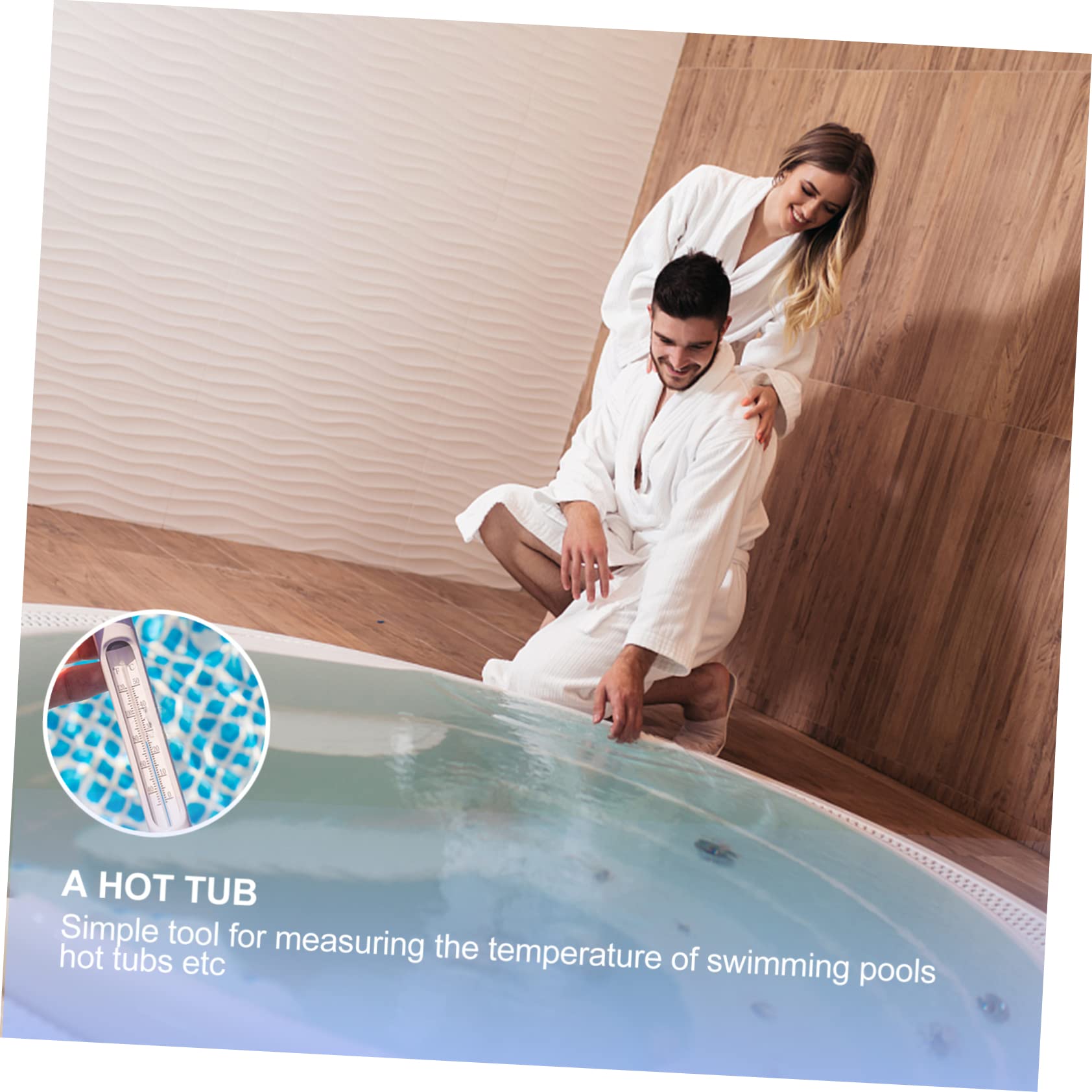 YARNOW 3pezzi Termometro Acquatico Per Piscina Forma Di Cartone Animato Misuratore Di Temperatura Per Lettura Accurata Fahrenheit e Celsius Per Giochi