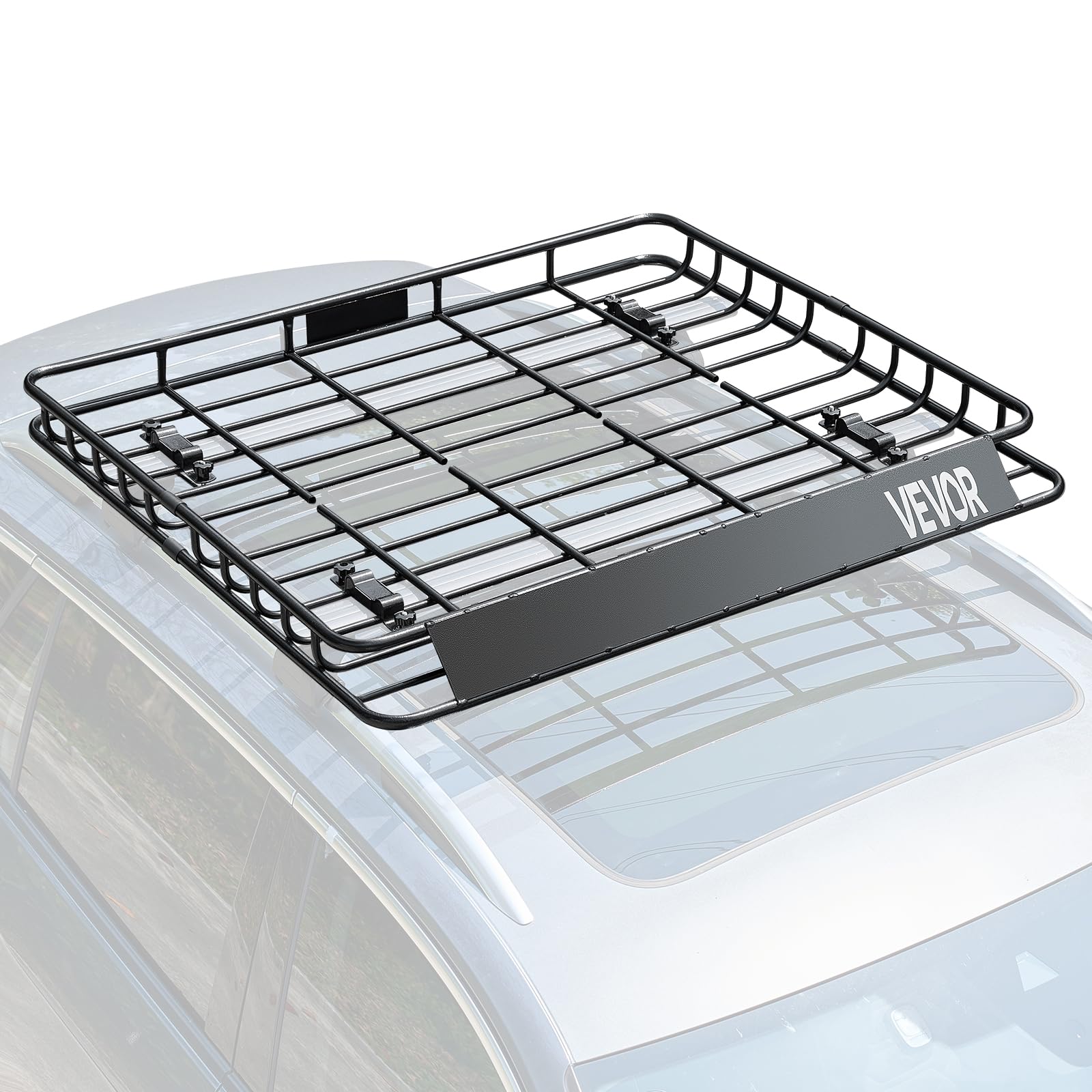 VEVOR Dachgepäckträgerkorb für Autodach, universell, 1095 x 1270 x 105 mm, 68 kg Tragkraft