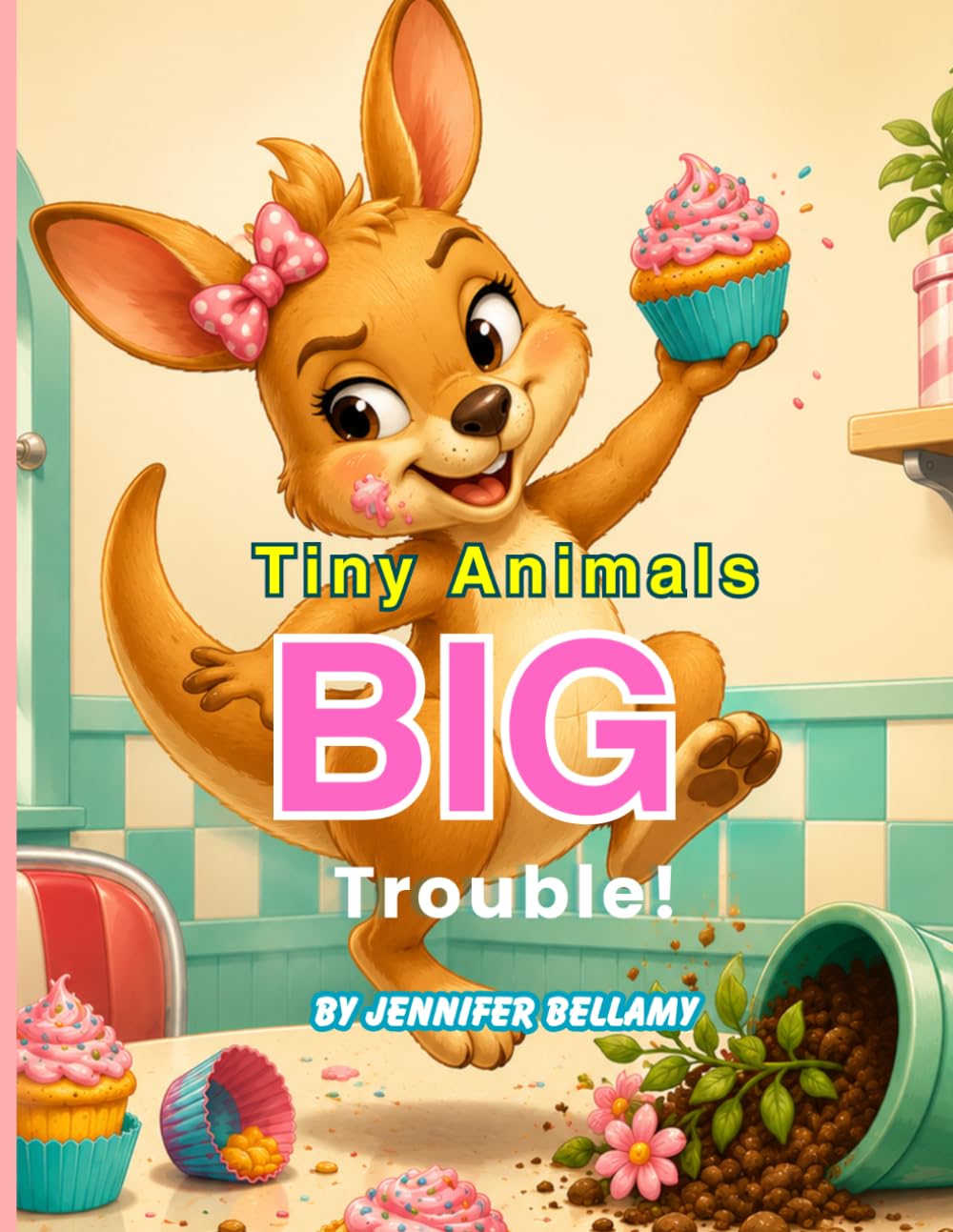 Tiny Animals, BIG Trouble!: Funny Mischievous Animal Coloring Book
