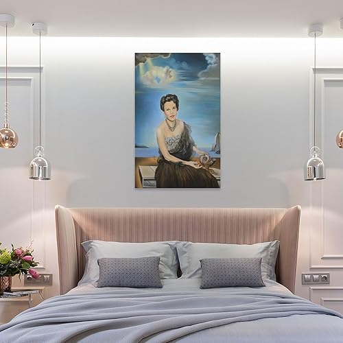 Miniatura 8 de Póster de Salvador Dalí - Retrato de Dolores Suero Falla, decoración del hogar, arte de pared, impresión para dormitorio, pintura decorativa,