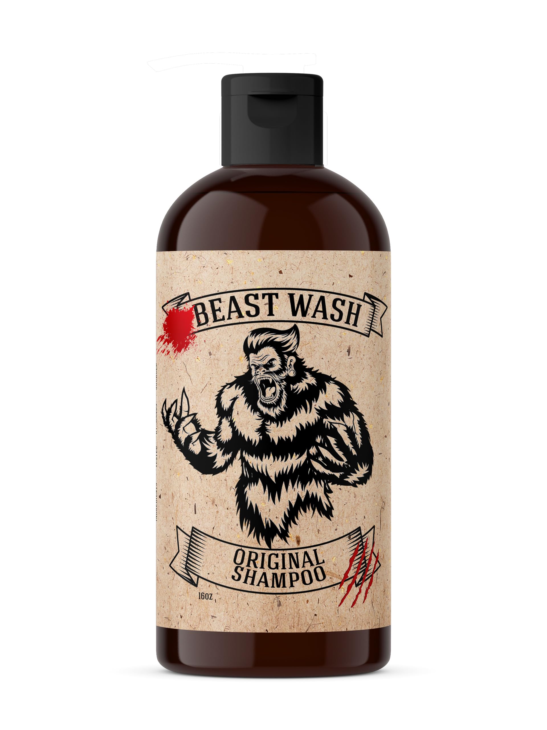 Shampoo - Supports Hair Hydration & Volume - Organic Oils & Natural Cleanse - Castor Oil, Aloe Vera, Jojoba - Original Scent - 16 oz