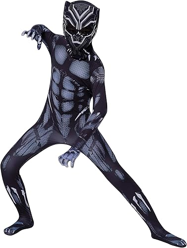 Miniatura 2 de FSSMSJJ Disfraz de superhéroe para niños, disfraz de elastano para Halloween y cosplay