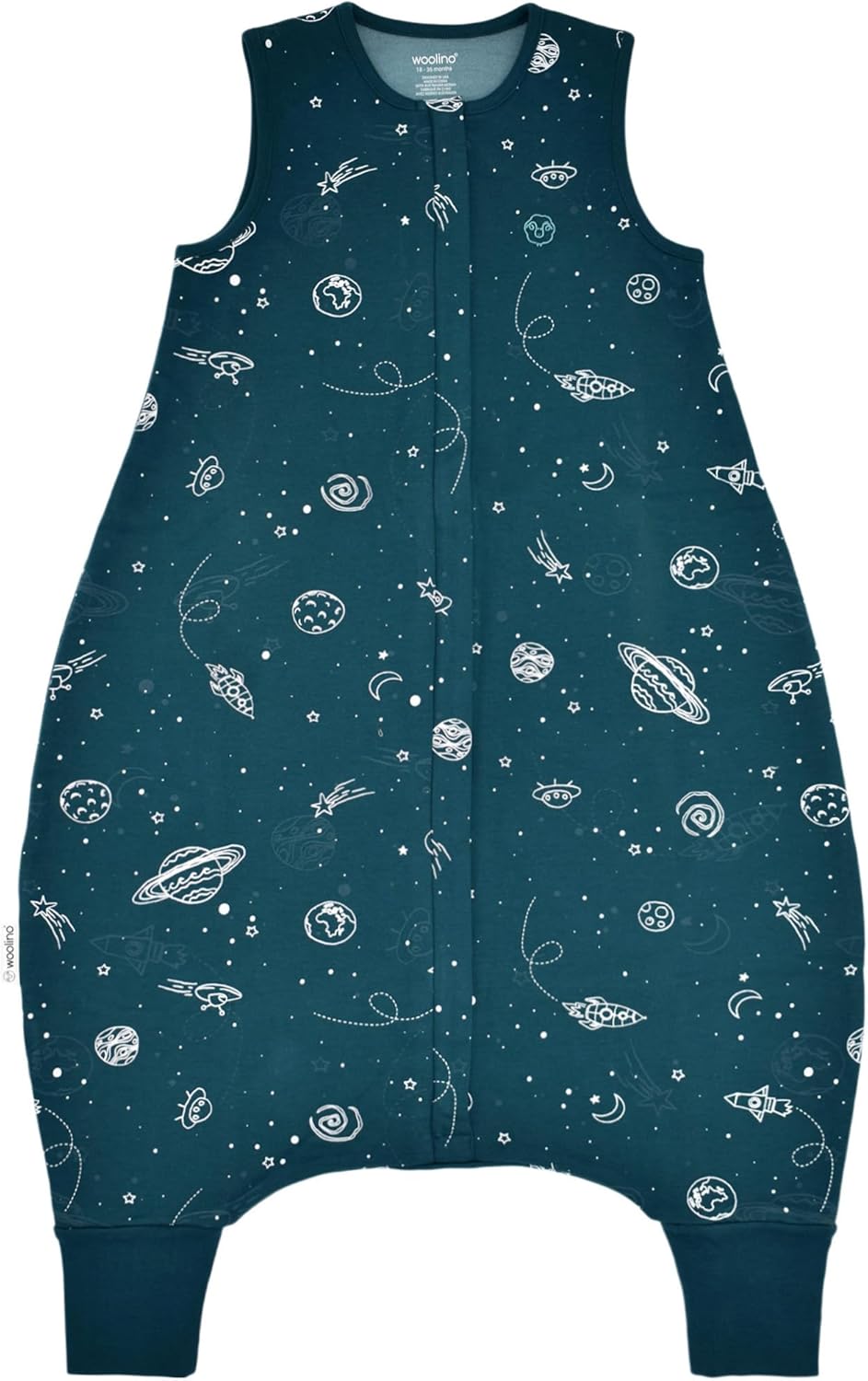 Woolino 4 Season Baby Sleep Bag or Sack with feet, Australian Merino Wool and