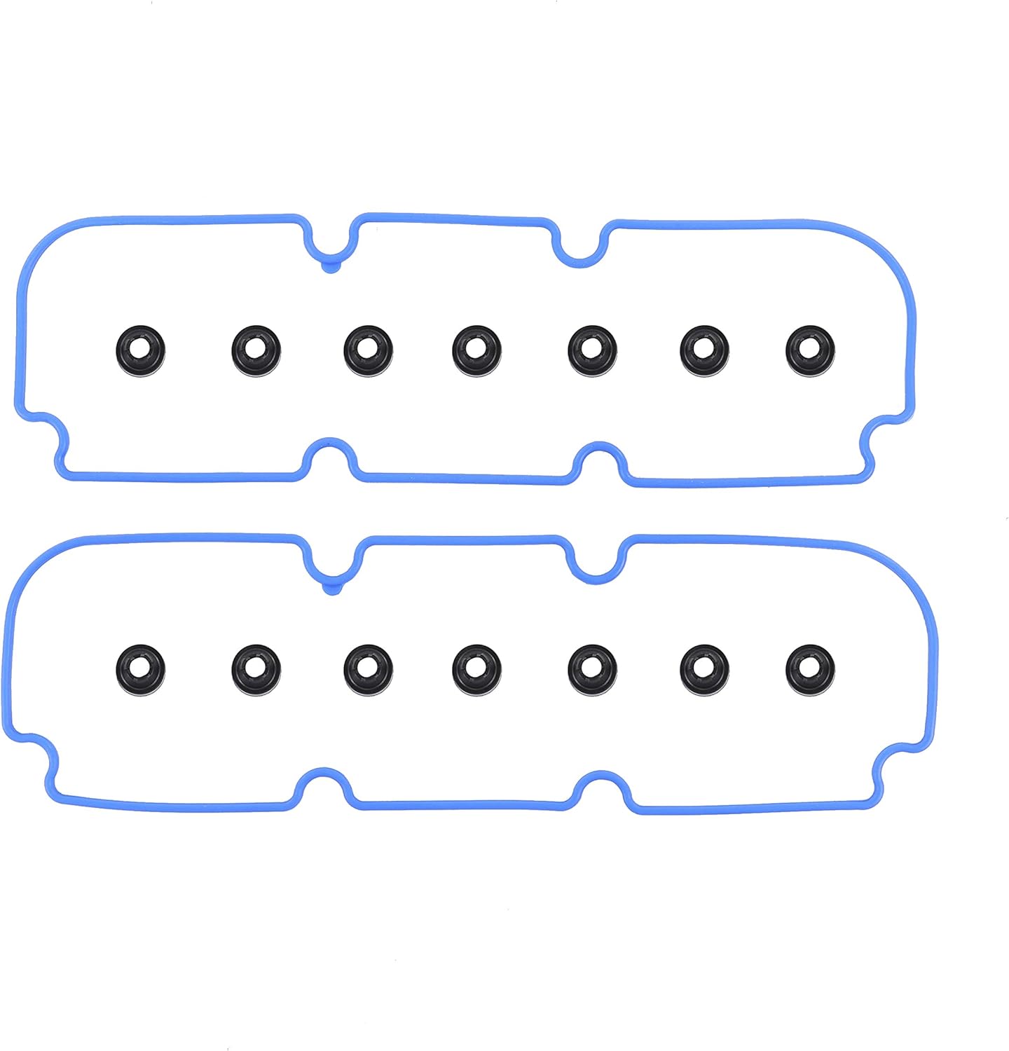 DNJ VC3143G Valve Cover Gasket Set with Grommets for 1988-2009 Buick, Chevrolet, Oldsmobile, Pontiac 88, 98, Bonneville, Camaro, Century, Cutlass Ciera, Delta 88, Firebird 3.3L-3.8L V6 OHV 231cid