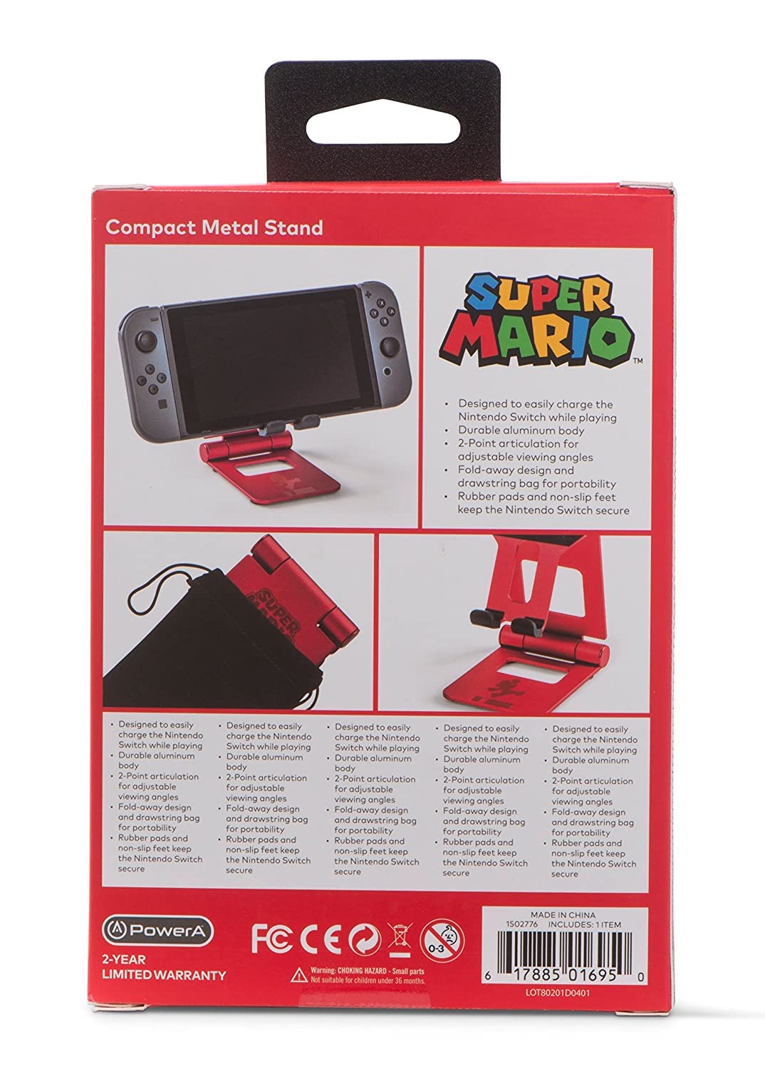 PowerA -Metallfuß für Nintendo Switch – Super Mario