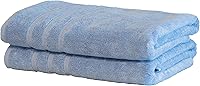 Vista 53 de Mosobam Toallas de baño turcas de lujo, 30 x 58 pulgadas, color azul Allure de 700 GSM, viscosa de bambú y algodón peinado turco del Egeo