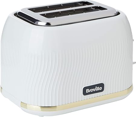 Breville VTT995 Toaster, White \u0026 Gold 