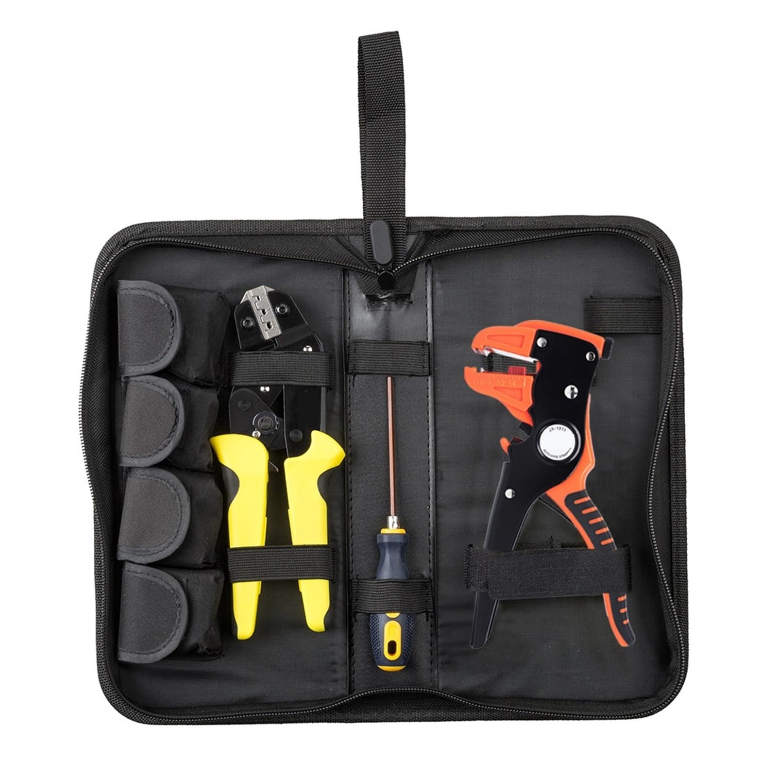 4 In 1 Multifunzione Wire Crimper Kit Engineering Cricchetto Terminale Pinza A Crimpare Wire Crimper Cacciavite Set Di Utensili Manuali Maniglia di comando comoda(Style 4)
