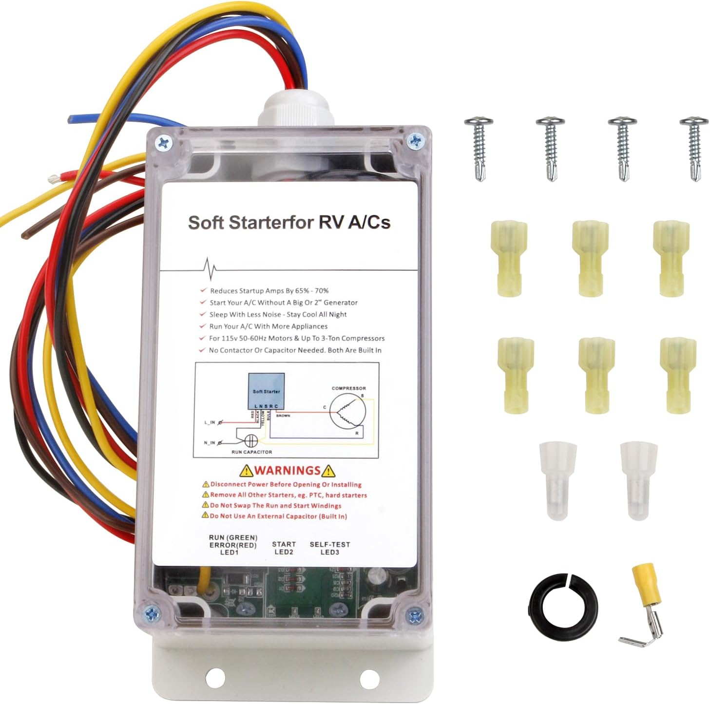 Amazon.com: Mocar7 Soft Starter for Recreational Vehicle (RV) Air ...