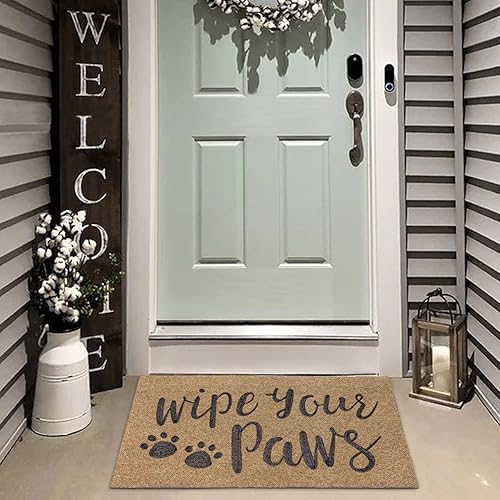 Miniatura 5 de AAZZKANG Tapete para puerta de perro para entrada del hogar, exterior, interior, tapete grande de 36 x 24 pulgadas, fácil de limpiar, con parte