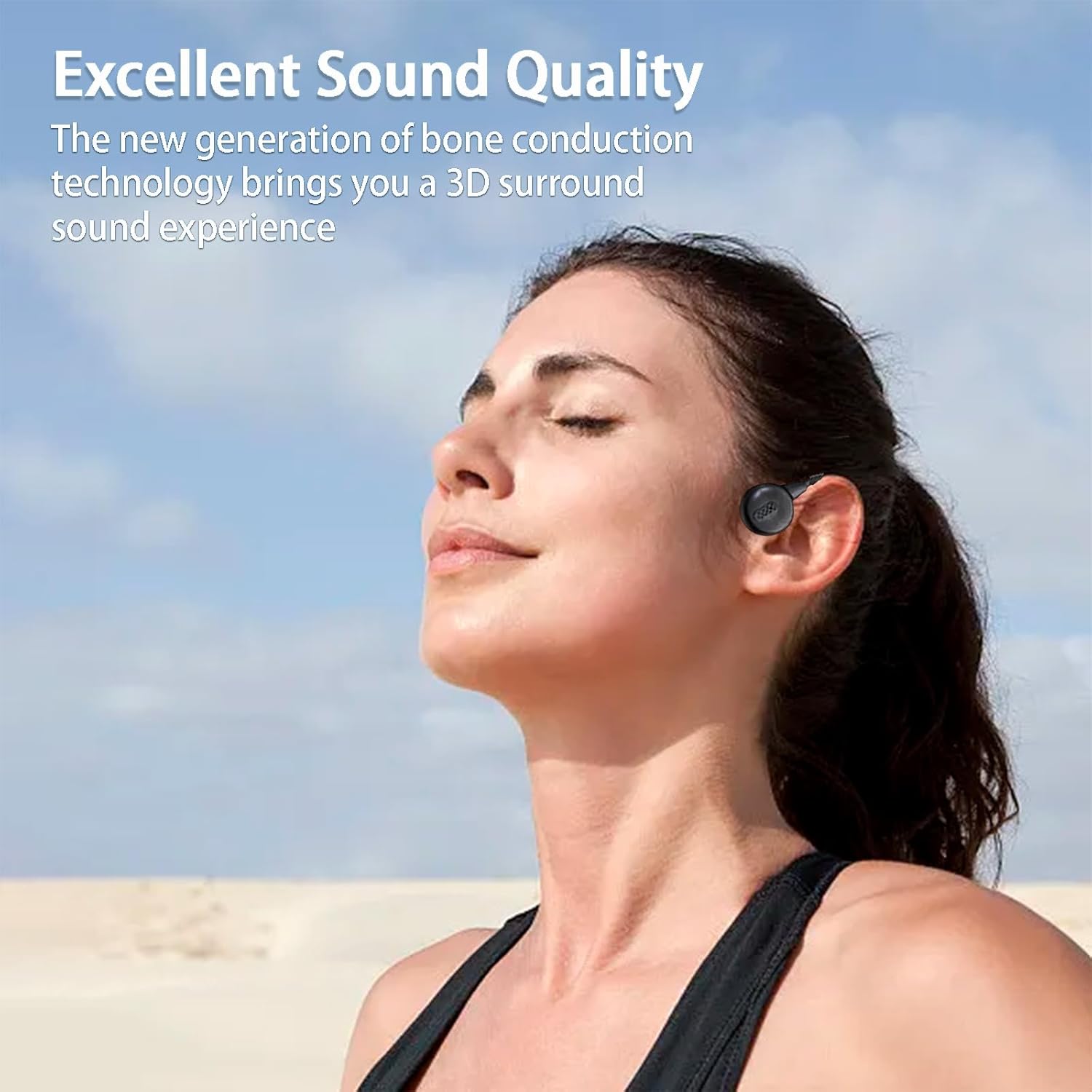 Bone Conduction Headphones Bluetooth Swimming Headphones Headphones Bluetooth 5.3 Bone Conduction Earbuds Open Ear Headphones Built-In Mp3 Player 32G Memory Sports Headphones for Swimming grey, Gray