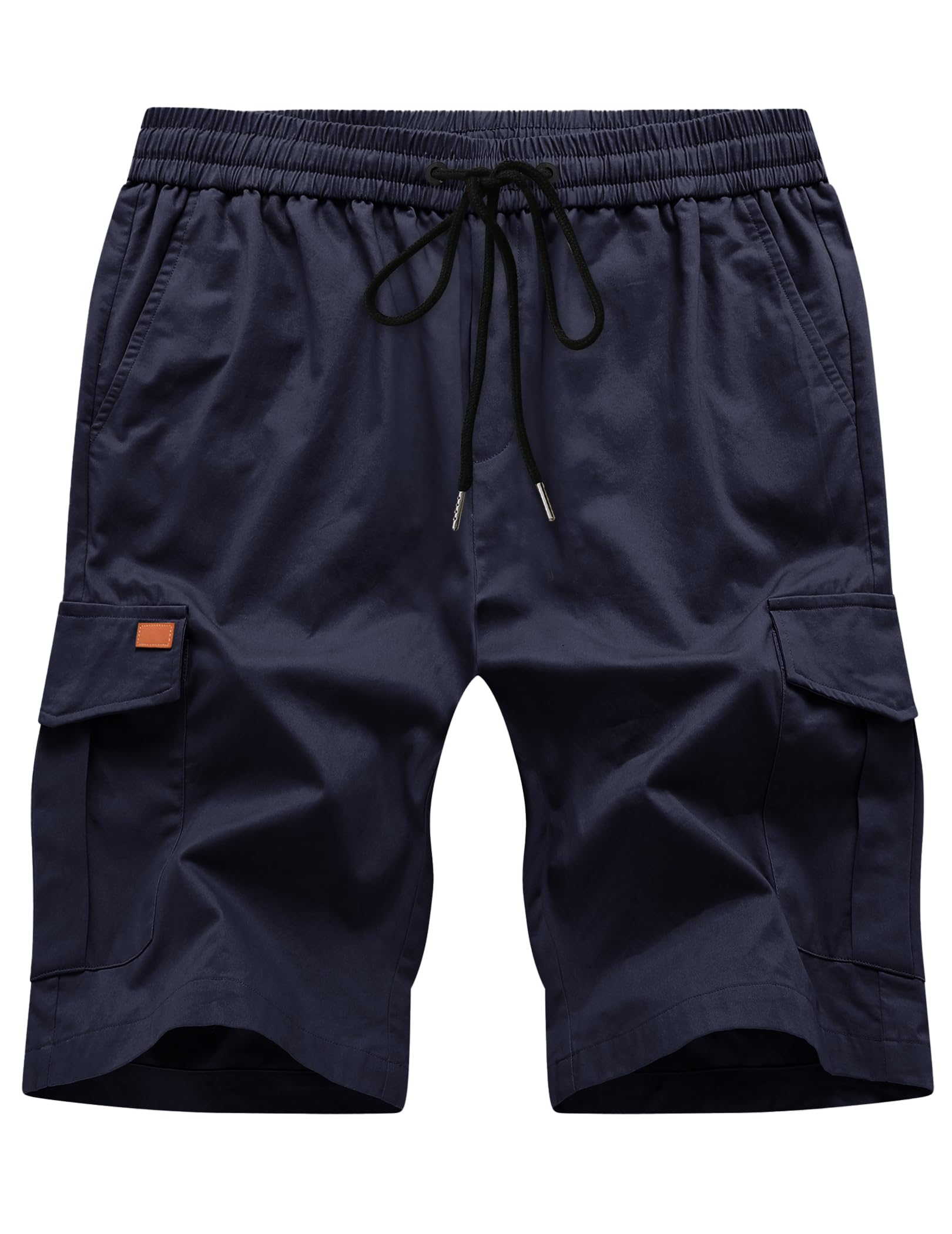 TARAINYA Short Homme Coton Short Chino Homme Léger avec Taille à Cordon et 6 Poches